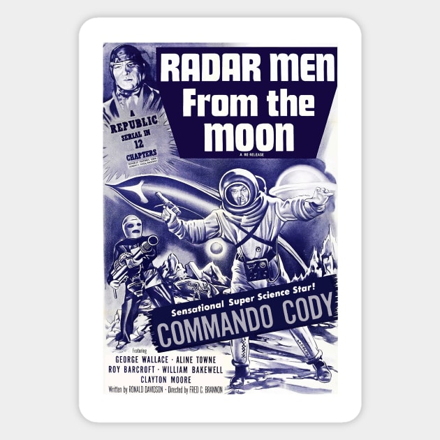 Radar Men from the Moon Sticker by RockettGraph1cs